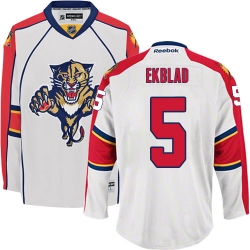 Aaron Ekblad Reebok Florida Panthers Authentic White Away NHL Jersey