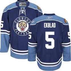 Aaron Ekblad Reebok Florida Panthers Authentic Navy Blue Third NHL Jersey