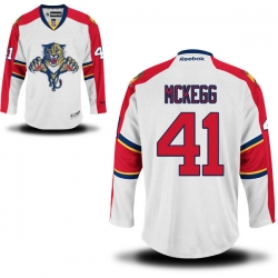 Gregg McKegg Reebok Florida Panthers Authentic White Away Jersey