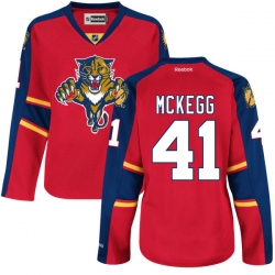 Gregg McKegg Women's Reebok Florida Panthers Authentic Red Home Jersey