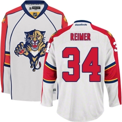 James Reimer Reebok Florida Panthers Authentic White Away NHL Jersey