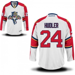 Jiri Hudler Reebok Florida Panthers Authentic White Away Jersey