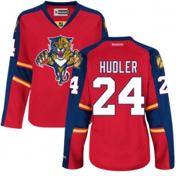 Jiri Hudler Women's Reebok Florida Panthers Authentic Red Home Jersey