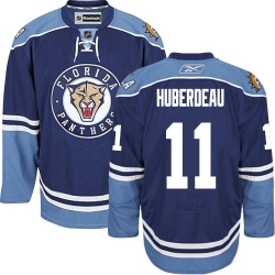 Jonathan Huberdeau Reebok Florida Panthers Authentic Navy Blue Third NHL Jersey