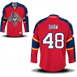 Logan Shaw Reebok Florida Panthers Premier Red Home Jersey