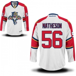 Michael Matheson Reebok Florida Panthers Authentic White Away Jersey