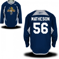 Michael Matheson Reebok Florida Panthers Authentic Royal Blue Alternate Practice Jersey