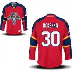Mike McKenna Reebok Florida Panthers Authentic Red Home Jersey