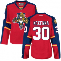 Mike McKenna Women's Reebok Florida Panthers Authentic Red Home Jersey