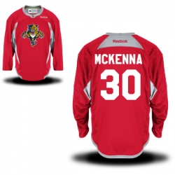 Mike McKenna Youth Reebok Florida Panthers Premier Red Practice Jersey