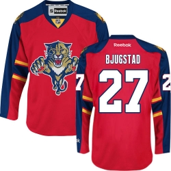 Nick Bjugstad Reebok Florida Panthers Premier Red Home NHL Jersey