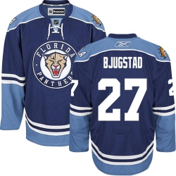 Nick Bjugstad Reebok Florida Panthers Authentic Navy Blue Third NHL Jersey