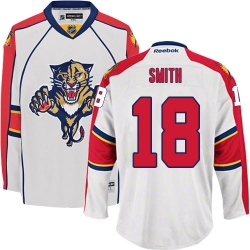 Reilly Smith Reebok Florida Panthers Authentic White Away NHL Jersey
