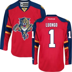 Roberto Luongo Reebok Florida Panthers Authentic Red Home NHL Jersey
