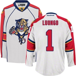 Roberto Luongo Reebok Florida Panthers Premier White Away NHL Jersey
