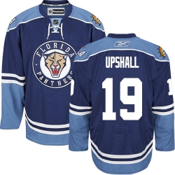 Scottie Upshall Reebok Florida Panthers Authentic Navy Blue Third NHL Jersey