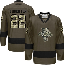 Shawn Thornton Reebok Florida Panthers Premier Green Salute to Service NHL Jersey