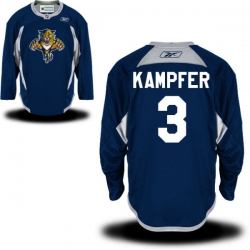 Steven Kampfer Reebok Florida Panthers Authentic Royal Blue Alternate Practice Jersey