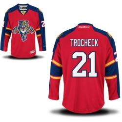 Vincent Trocheck Reebok Florida Panthers Authentic Red Home Jersey