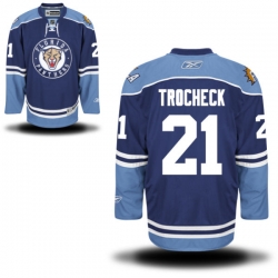 Vincent Trocheck Youth Reebok Florida Panthers Authentic Navy Blue Alternate Jersey