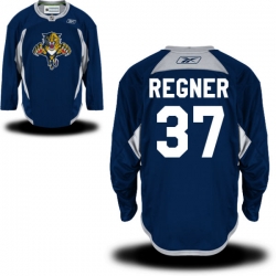 Brent Regner Reebok Florida Panthers Premier Royal Blue Alternate Practice Jersey