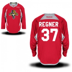Brent Regner Reebok Florida Panthers Authentic Red Practice Jersey