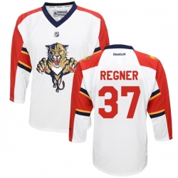 Brent Regner Women's Reebok Florida Panthers Premier White Away Jersey