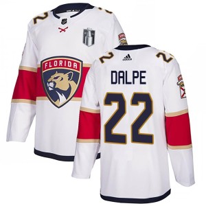 Zac Dalpe Men's Adidas Florida Panthers Authentic White Away 2023 Stanley Cup Final Jersey