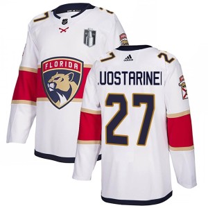 Eetu Luostarinen Men's Adidas Florida Panthers Authentic White Away 2023 Stanley Cup Final Jersey