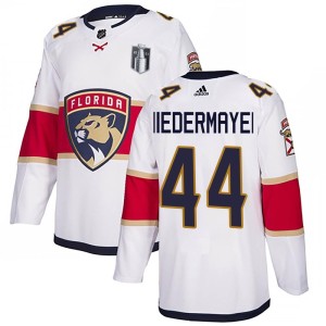 Rob Niedermayer Men's Adidas Florida Panthers Authentic White Away 2023 Stanley Cup Final Jersey