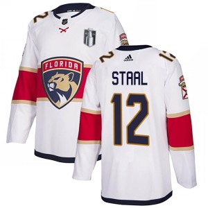 Eric Staal Men's Adidas Florida Panthers Authentic White Away 2023 Stanley Cup Final Jersey