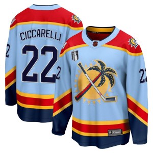 Dino Ciccarelli Youth Fanatics Branded Florida Panthers Breakaway Light Blue Special Edition 2.0 2023 Stanley Cup Final Jersey