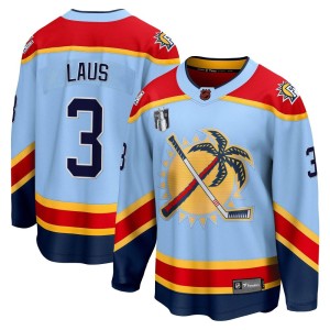 Paul Laus Youth Fanatics Branded Florida Panthers Breakaway Light Blue Special Edition 2.0 2023 Stanley Cup Final Jersey
