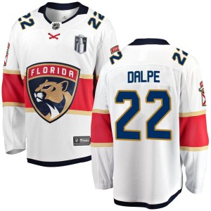 Zac Dalpe Youth Fanatics Branded Florida Panthers Breakaway White Away 2023 Stanley Cup Final Jersey
