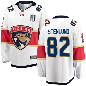 Kevin Stenlund Youth Fanatics Branded Florida Panthers Breakaway White Away 2023 Stanley Cup Final Jersey