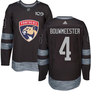 Jay Bouwmeester Youth Florida Panthers Authentic Black 1917-2017 100th Anniversary Jersey