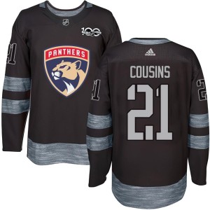 Nick Cousins Youth Florida Panthers Authentic Black 1917-2017 100th Anniversary Jersey