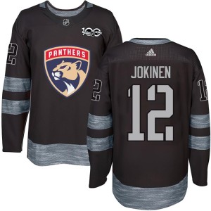 Olli Jokinen Youth Florida Panthers Authentic Black 1917-2017 100th Anniversary Jersey