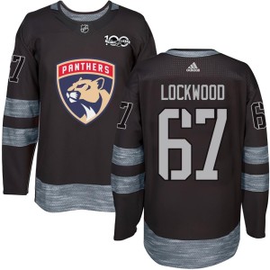 William Lockwood Youth Florida Panthers Authentic Black 1917-2017 100th Anniversary Jersey