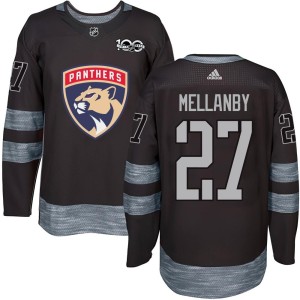 Scott Mellanby Youth Florida Panthers Authentic Black 1917-2017 100th Anniversary Jersey