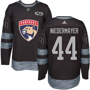 Rob Niedermayer Youth Florida Panthers Authentic Black 1917-2017 100th Anniversary Jersey
