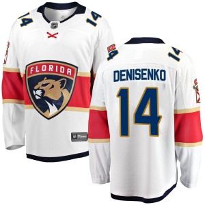 Grigori Denisenko Men's Fanatics Branded Florida Panthers Breakaway White Away Jersey