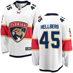 Magnus Hellberg Men's Fanatics Branded Florida Panthers Breakaway White Away Jersey