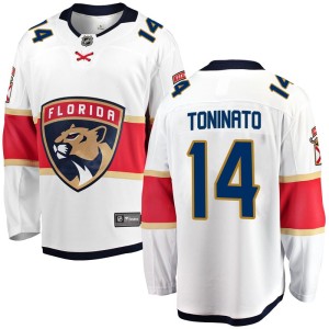 Dominic Toninato Men's Fanatics Branded Florida Panthers Breakaway White Away Jersey