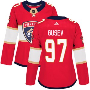 Nikita Gusev Women's Adidas Florida Panthers Authentic Red Home Jersey