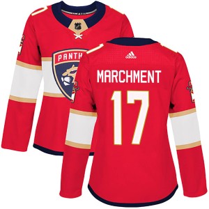 Mason Marchment Women's Adidas Florida Panthers Authentic Red Home Jersey