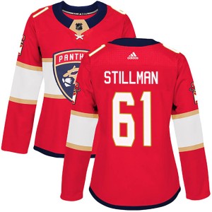 Riley Stillman Women's Adidas Florida Panthers Authentic Red Home Jersey