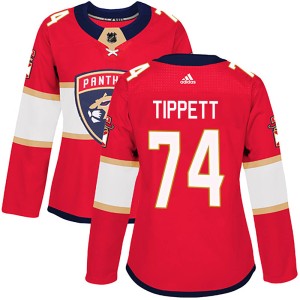 Owen Tippett Women's Adidas Florida Panthers Authentic Red ized Home Jersey