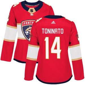 Dominic Toninato Women's Adidas Florida Panthers Authentic Red Home Jersey