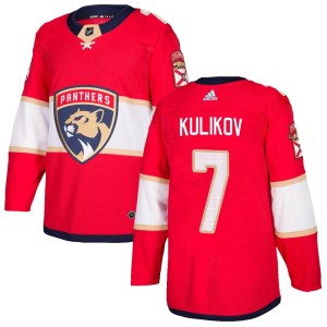 Dmitry Kulikov Men's Adidas Florida Panthers Authentic Red Home Jersey